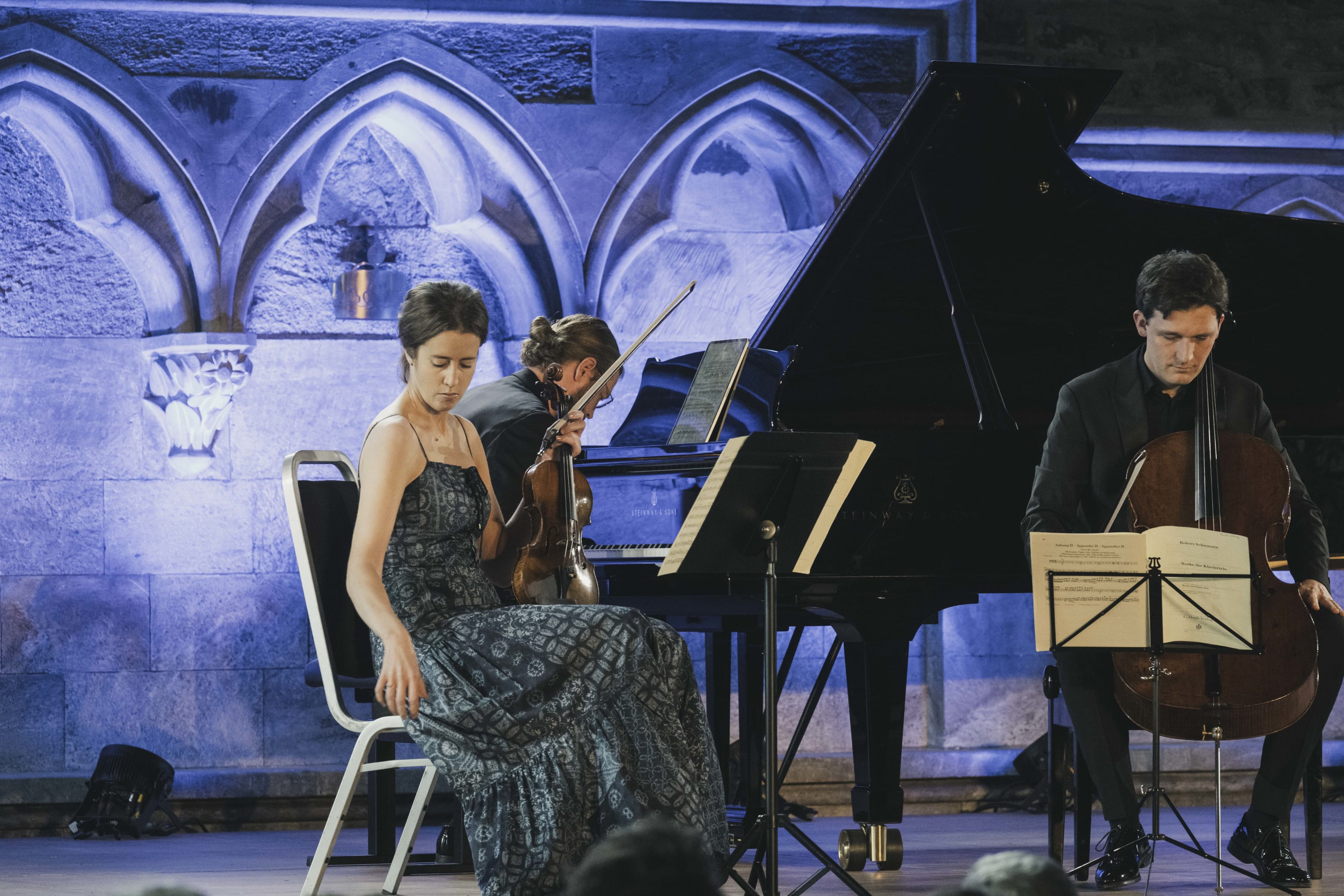 Vilde Frang m/Maximilian Hornung & Denis Kozhukhin. Foto: Thor Brødreskift